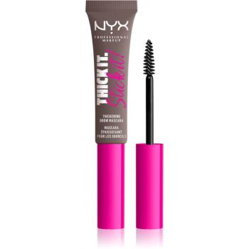 NYX Professional Makeup Thick it Stick It Brow Mascara řasenka na obočí odstín 05 Ash Brown 7 ml