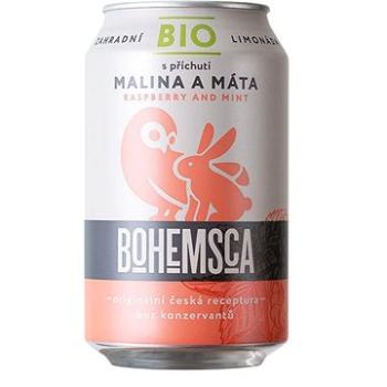 Bohemsca Bio Malina a Máta 0,33l plech (8594186830992)