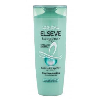 L'Oréal Paris Elseve Extraordinary Clay Rebalancing Shampoo 400 ml šampon pro ženy na mastné vlasy