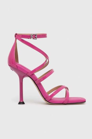 Sandály MICHAEL Michael Kors Imani růžová barva, 40R3IMHS2A