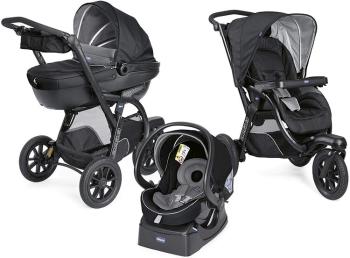 CHICCO Kočárek trojkombinace Trio Activ3 Jet Black