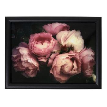 Podnos na nohy s růžemi Vintage Roses - 43*33*7cm RNLTVR