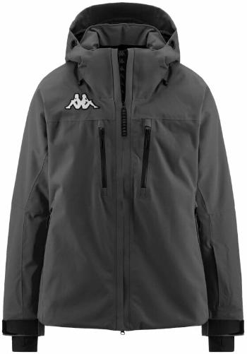 Kappa 6Cento 611P Mens Jacket Grey Asphalt/Black XL Lyžařská bunda