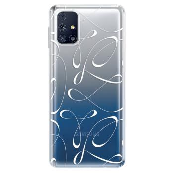 Odolné silikonové pouzdro iSaprio - Fancy - white - Samsung Galaxy M31s