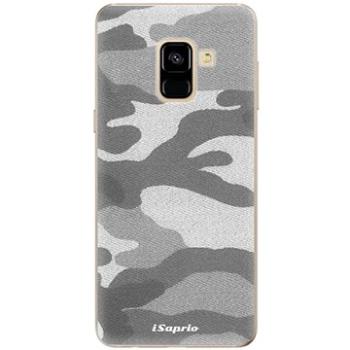 iSaprio Gray Camuflage 02 pro Samsung Galaxy A8 2018 (graycam02-TPU2-A8-2018)