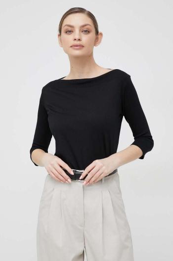 Tričko Sisley černá barva
