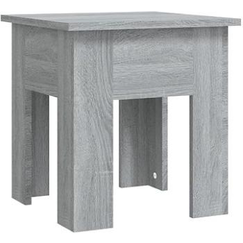 SHUMEE Konferenční stolek šedý sonoma 40 × 40 × 42 cm dřevotříska, 813072 (813072)