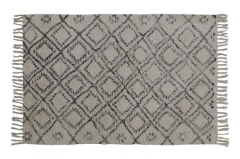 Béžovo černý obdélníkový koberec Boyaka se vzorem - 120*80 cm 6815812