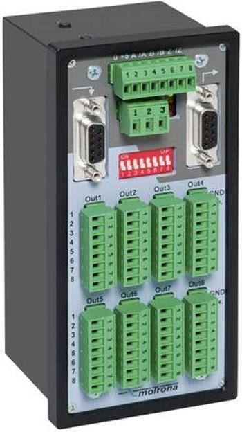 Motrona Snímač rozdělovač / splitter pro přírůstkové signály 7186.5280 Vstupy měření 1 Výstupy 8 Montážní hloubka 60,5 mm