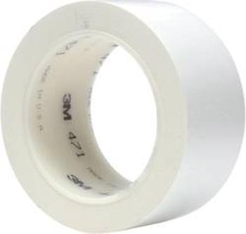 PVC tape 3M 471F 471W50, (d x š) 33 m x 50 mm, bílá, 1 ks