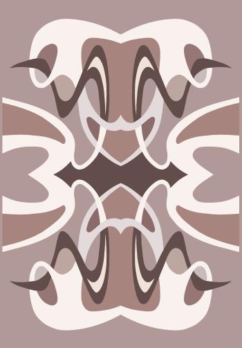 GDmats koberce Designový kusový koberec Art Nouv od Jindřicha Lípy - 120x170 cm Béžová