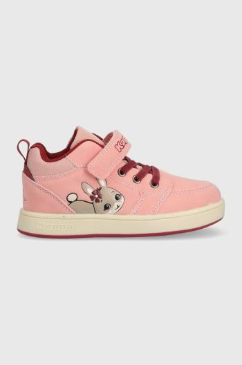 Dětské sneakers boty Kappa Rajo růžová barva