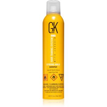 GK Hair Strong Hold Hairspray silný lak na vlasy pro objem a lesk 326 ml