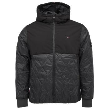 Tommy Hilfiger CL MIX HOODED JACKET Pánská bunda, černá, velikost