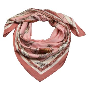 Růžovo bílý námořnický šátek - 90*90 cm MLSC0425P