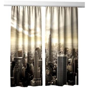 MyBestHome 3D dekorační závěs 202V NEW YORK 2x160x250 cm set 2 kusy (8596212007798)