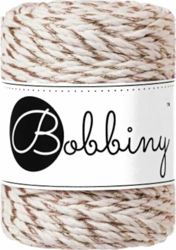 Bobbiny 3PLY Macrame Rope 3 mm 100 m Champagne Twist Šňůra