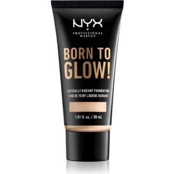 NYX Professional Makeup Professional Makeup Born To Glow Naturally Radiant Foundation tekutý rozjasňujcí makeup - odstín 03 Porcelain 30 ml