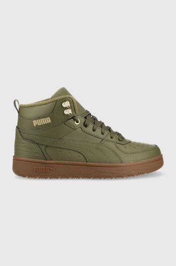 Sneakers boty Puma Rebound Rugged zelená barva, 387592