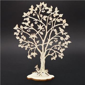 AMADEA Dřevěný 3D strom s třešněmi, výška 17 cm (83067-00)