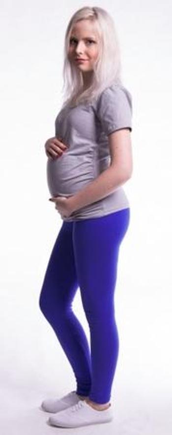 Be MaaMaa Těhotenské legíny - tmavě modré XL (42)