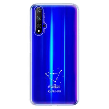 Odolné silikonové pouzdro iSaprio - čiré - Kozoroh - Huawei Honor 20