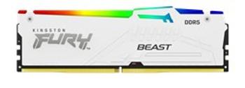 KINGSTON DIMM DDR5 32GB 5600MT/s CL40 FURY Beast Bílá RGB XMP