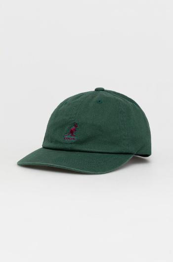 Čepice Kangol zelená barva, hladká, K5165HT.AL351-AL351