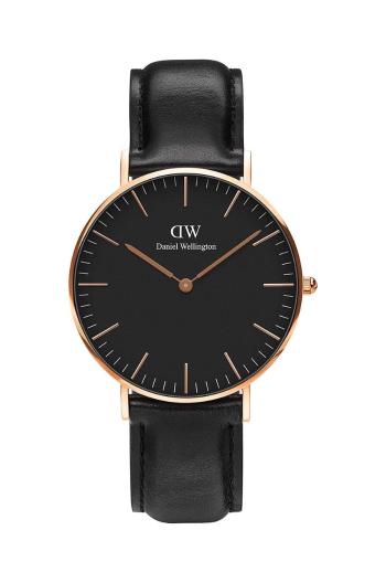 Hodinky Daniel Wellington Classic 36 Sheffield růžová barva