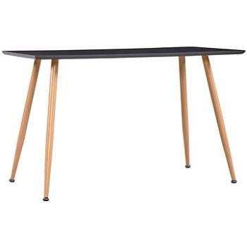 Jídelní stůl šedý a dubový 120x60x74 cm MDF (248310)