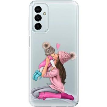 iSaprio Kissing Mom pro Brunette and Girl pro Samsung Galaxy M23 5G (kmbrugirl-TPU3-M23_5G)