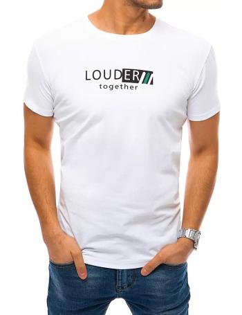 Bílé tričko "louder together" s krátkým rukávem vel. 2XL