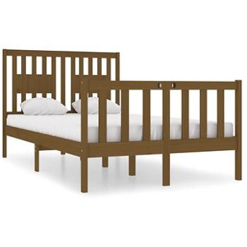 Rám postele medově hnědý masivní dřevo 120×190 cm Small Double, 3104101 (3104101)