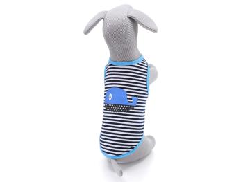 Vsepropejska Eric tričko s obrázkem pro psa Barva: Modrá, Délka zad (cm): 30, Obvod hrudníku: 38 - 44 cm