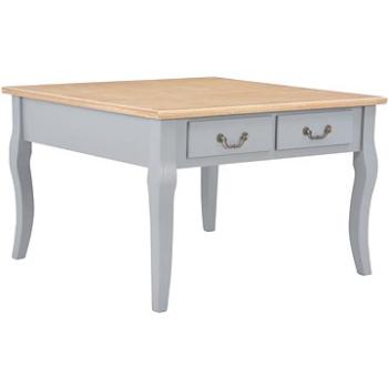 Konferenční stolek šedý 80x80x50 cm dřevo (280062)