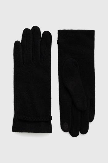 Vlněné rukavice Medicine dámské, černá barva