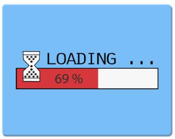 Podložka pod myš Loading 69%