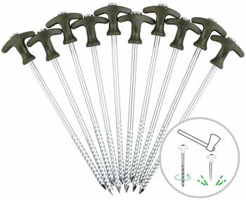 Zfish kolíky bivvy peg set 10 ks - 20 cm