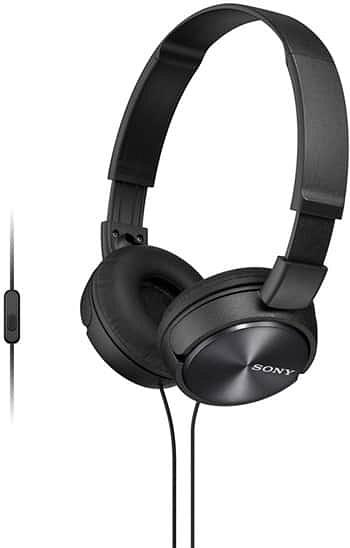 SONY sluchátka MDR-ZX310AP, černá