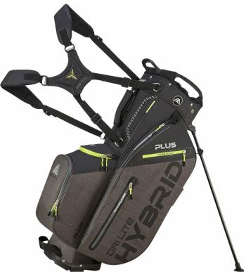 Big Max Dri Lite Hybrid Plus Stand Bag Black/Storm Charcoal/Lime