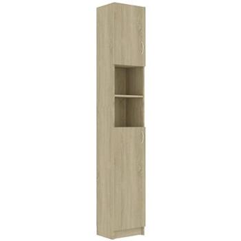 Koupelnová skříňka dub sonoma 32 × 25,5 × 190 cm dřevotříska