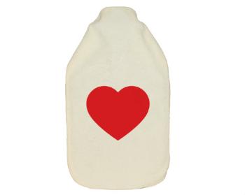 Termofor zahřívací láhev Jednoduché srdce