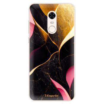 Silikonové pouzdro iSaprio - Gold Pink Marble - Xiaomi Redmi 5 Plus