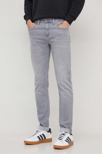 Džíny Pepe Jeans SLIM JEANS pánské, šedá barva, PM207388UH0