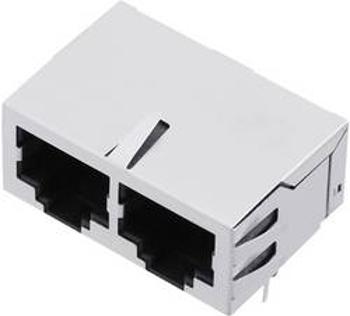 Zásuvka, vestavná horizontální encitech 3259-0010-05, RJ45 RJJS-88-242-E9H-002, kov, 1 ks