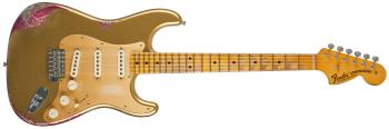 Fender Custom Shop 69 Stratocaster Heavy Relic Aztec Gold over Paisley