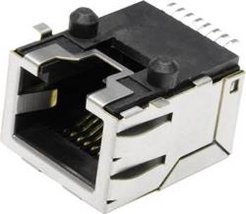 RJ45 konektor econ connect MST45AC - zásuvka, vestavná horizontální RJ45 kov, 1 ks