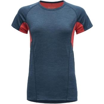 Devold RUNNING MERINO 130 T-SHIRT Dámské triko, modrá, velikost