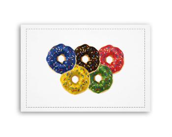 Fotoobraz 90x60 cm střední  Donut olympics