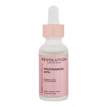 Revolution Skincare Niacinamide 20% Blemish & Pore Refining Serum 30 ml pleťové sérum pro ženy na pigmentové skvrny; na dehydratovanou pleť